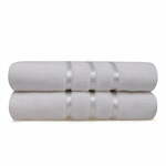 Set od 2 bijela pamučna ručnika Hobby Dolce, 70 x 140 cm