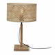Stolna lampa u prirodnoj boji s bambusovim sjenilom (visina 38 cm) Java – Good&amp;Mojo