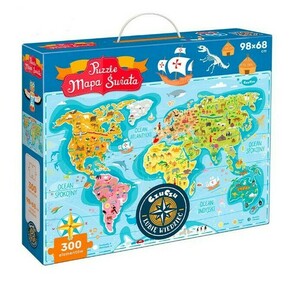 World map puzzle 300 elements
