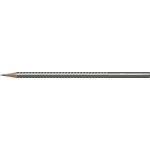 Grafitna olovka Faber-Castell sparkle metalic, Srebrna