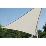 Perel jedro za zaštitu od sunca trokutasto 3,6 m krem GSS3360