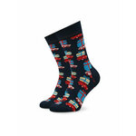 Dječje visoke čarape Happy Socks KHDS01-6500 Tamnoplava