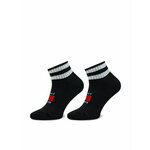 Visoke unisex čarape Tommy Hilfiger 701226106 Black/White 003