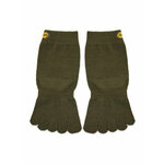 Visoke unisex čarape Vibram Fivefingers Blend Crew S18C01 Military Green