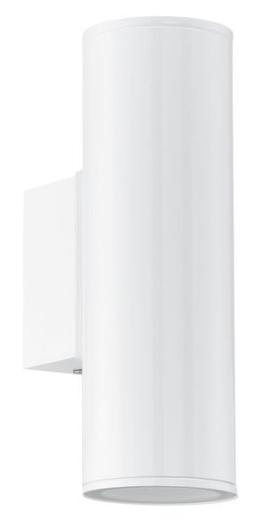 EGLO 94101 | RigaLED2 Eglo zidna svjetiljka cilindar 2x GU10 480lm 3000K IP44 bijelo
