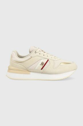Tenisice Tommy Hilfiger Corp Webbing Runner Gold FW0FW07383 Sugarcane AA8