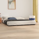 Okvir za krevet od borovine sivi 180x200 cm