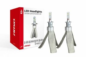 AMiO RS+ Slim Series H1 LED Headlight kit- do 340% više svjetla - 6000KAMiO RS+ Slim Series H1 LED Headlight kit - up to 340% more light - 6000K H1-RS-01081-2