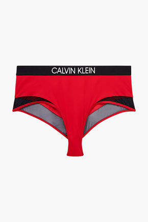 Calvin Klein Swimwear Bikini donji dio crvena / crna / bijela