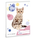 Ars Una: Slatke životinje - Američka kratkodlaka mačka kockasta bilježnica A/5 27-32