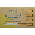 Opinel Set of 4 table knives Bon Appetit South Olive Wood No 125