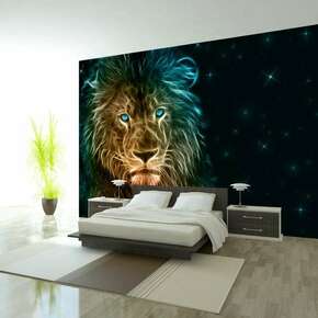 Samoljepljiva foto tapeta - Abstract lion... 98x70