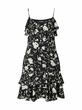 Lauren Ralph Lauren Ljetna haljina 'Tillinay' crna / bijela