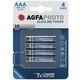 Agfa baterija alkalna 1,5V AAA LR03 pk4