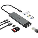 slomart TP-Link UH9120C USB C Hub - 100W PD, 4K HDMI, USB-C, USB-A, Gigabit Ethernet, SD/microSD čitač, za MacOS, Windows, Linux, iPad, Android
