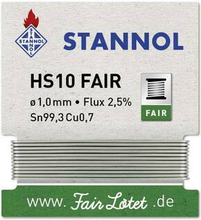 Stannol HS10-Fair lemna žica špula Sn99