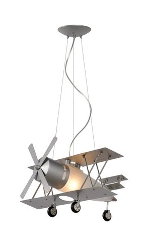 LUCIDE 77468/01/36 | Focker Lucide visilice svjetiljka s mogućnošću skraćivanja kabla 1x E27 sivo
