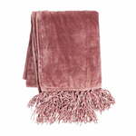 Ružičasti pokrivač Tiseco Home Studio Flanelo, 170 x 130 cm