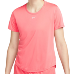 Ženska majica Nike Dri-FIT One Short Sleeve Standard Fit Top - sea coral/white
