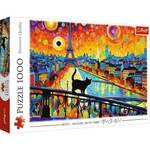 Mačka u Parizu slaže puzzle od 1000 dijelova - Trefl