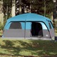 vidaXL Obiteljski šator oblika kabine za 10 osoba plavi vodootporni
