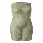 Sivo-zelena vaza od terakote Bloomingville Emeli, visina 16 cm