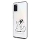 Karl Lagerfeld KLHCA41CFNRC Samsung Galaxy A41 hardcase transparent Choupette Fun