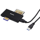 HAMA Slim USB 3.0 superspeed multi čitač kartice crno