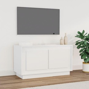 vidaXL TV ormarić sjajni bijeli 80x35x45 cm konstruirano drvo