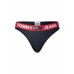 Tommy Hilfiger Underwear Tanga gaćice vatreno crvena / bijela / crna