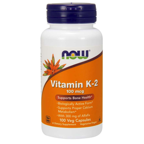 NOW Foods Vitamin K-2 100 mc100 kaps. 100 kaps.