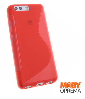 Huawei P10 crvena silikonska maska
