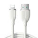 Šareni kabel 3A USB na Lightning SA29-AL3 / 3A / 1,2m (bijeli)