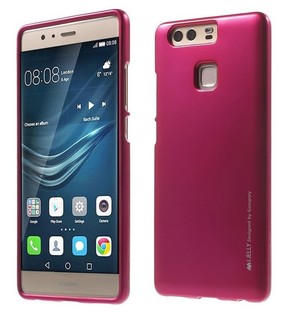 Huawei P9 pink Goospery iJelly maska