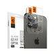 Spigen Glass EZ Fit Optik Pro, zaštitno staklo za kameru telefona, 2 kom, crno - iPhone 15 Pro/15 Pro Max/14 Pro/14 Pro Max (AGL05205)