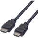 Value HDMI priključni kabel HDMI A utikač 10.00 m crna 11.99.5558 sa zaštitom HDMI kabel
