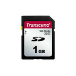 Transcend 1GB SD220I MLC industrijska memorijska kartica (SLC način rada), 22MB/s R, 20MB/s W, crna