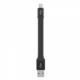 Kabel USB tip A-M&lt;=&gt;USB tip micro B-M 0.2m Black - T'nB - Key Ring