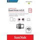 SanDisk USB Stick Ultra Dual Drive m3.0 128GB Grey  Silver