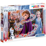 Disney: Snježno kraljevstvo puzzle 104kom - Clementoni