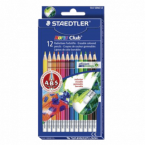STAEDTLER Boja olovka pribor gumica heksagonalan Noris Club 12 drugačiji boja