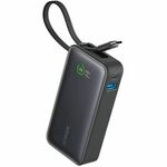 Prijenosna baterija ANKER 545 Nano, 10000 mAh, 30W; Brand: ANKER; Model: ; PartNo: 0194644170868; 932436 Ugrađeni kabel USB-C od 19 cm Ulazi: USB-A i C LED zaslon Vanjsko kućište izrađeno je od 80% reciklirane plastike (PCR) pažljivim odabirom...