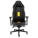 Corsair T2 Road Warrior Gaming Stuhl gelb Armlehne höhenverstellbar Rückenlehne neigbar Sitzhöhe justierbar
