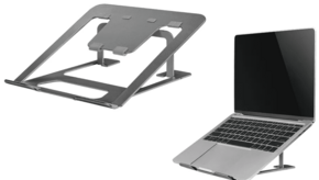 Laptop Stand - Gray Foldable 5KG NSLS085GREY Neomounts