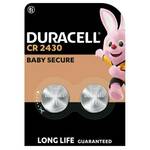 Duracell Batterie Knopfzelle CR2430 3.0V Lithium 2St.