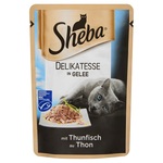 Sheba Delicato hrana je u vrećici s tunjevinom u hladetini 6 x 85 g