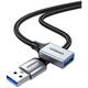 UGREEN USB kabel USB 3.2 gen. 1 (USB 3.0) USB-A utikač, USB-A utičnica 1 m crna 10495