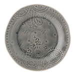 Sivi tanjur od kamenine Bloomingville Rani, ø 26,5 cm
