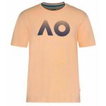 Muška majica Australian Open T-Shirt AO Textured Logo - mellow peach