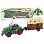 RC Tractor Remote Controlled Tractor Agricultural Machine Trailer Remote Control 1:24